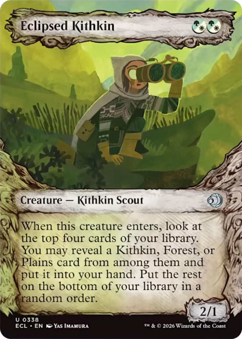 Image for Eclipsed Kithkin (Showcase) (338) (Lorwyn Eclipsed) (Foil) - Magic: The Gathering