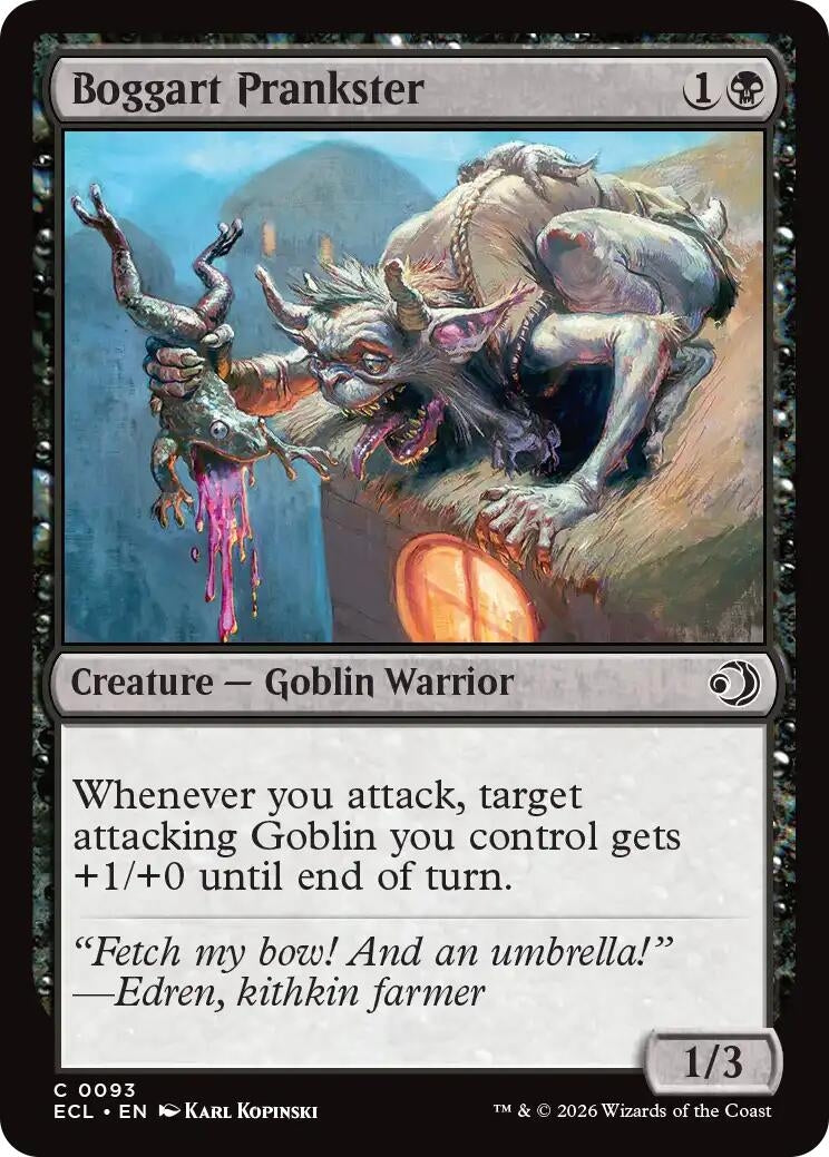 Image for Boggart Prankster (93) (Lorwyn Eclipsed) - Magic: The Gathering