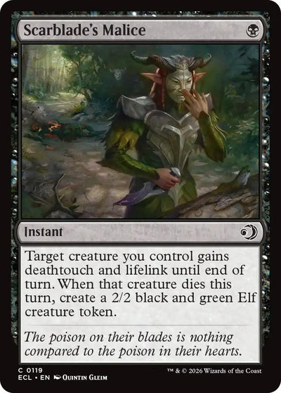 Scarblade's Malice (119) (Lorwyn Eclipsed)