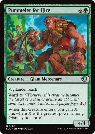 Pummeler for Hire (190) (Lorwyn Eclipsed)