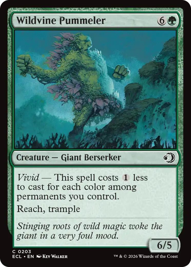 Image for Wildvine Pummeler (203) (Lorwyn Eclipsed) (Foil) - Magic: The Gathering