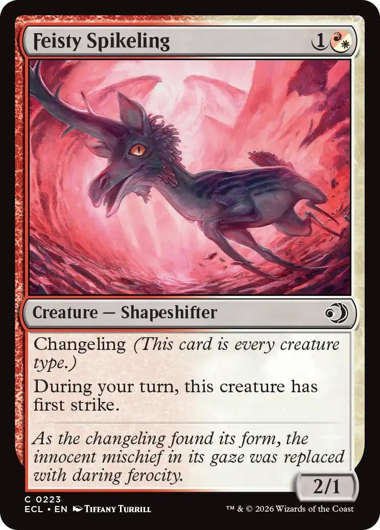 Image for Feisty Spikeling (223) (Lorwyn Eclipsed) - Magic: The Gathering
