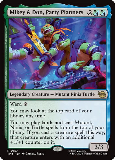 Mikey & Don, Party Planners (157) (Teenage Mutant Ninja Turtles)