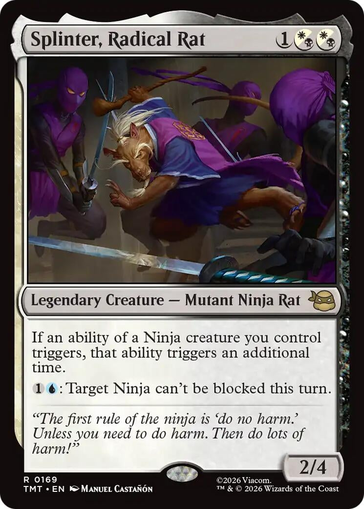 Splinter, Radical Rat (169) (Teenage Mutant Ninja Turtles)