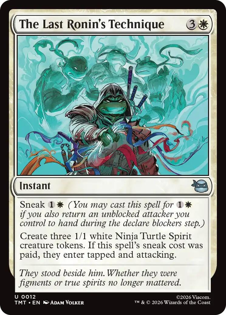 The Last Ronin's Technique (12) (Teenage Mutant Ninja Turtles) (Foil)