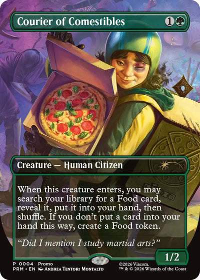 Courier of Comestibles (Borderless) (4) (Unique and Miscellaneous Promos)
