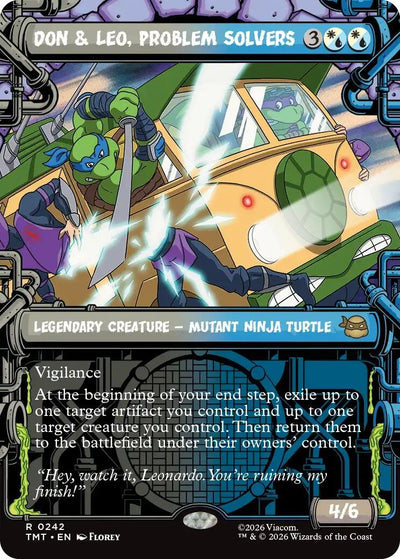 Don & Leo, Problem Solvers (Showcase) (242) (Teenage Mutant Ninja Turtles) (Foil)