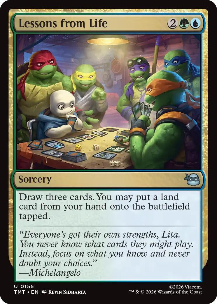 Lessons from Life (155) (Teenage Mutant Ninja Turtles) (Foil)