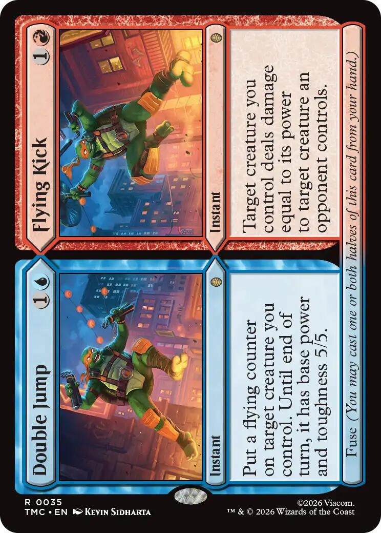 Double Jump // Flying Kick (35) (Teenage Mutant Ninja Turtles)