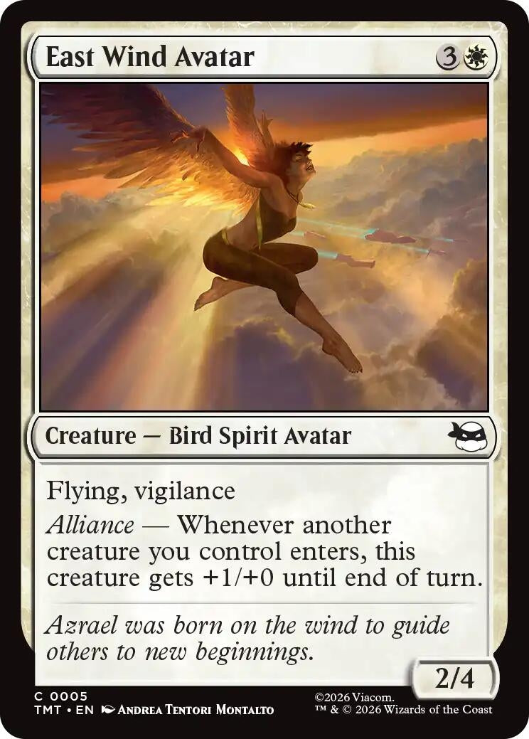 East Wind Avatar (5) (Teenage Mutant Ninja Turtles) (Foil)