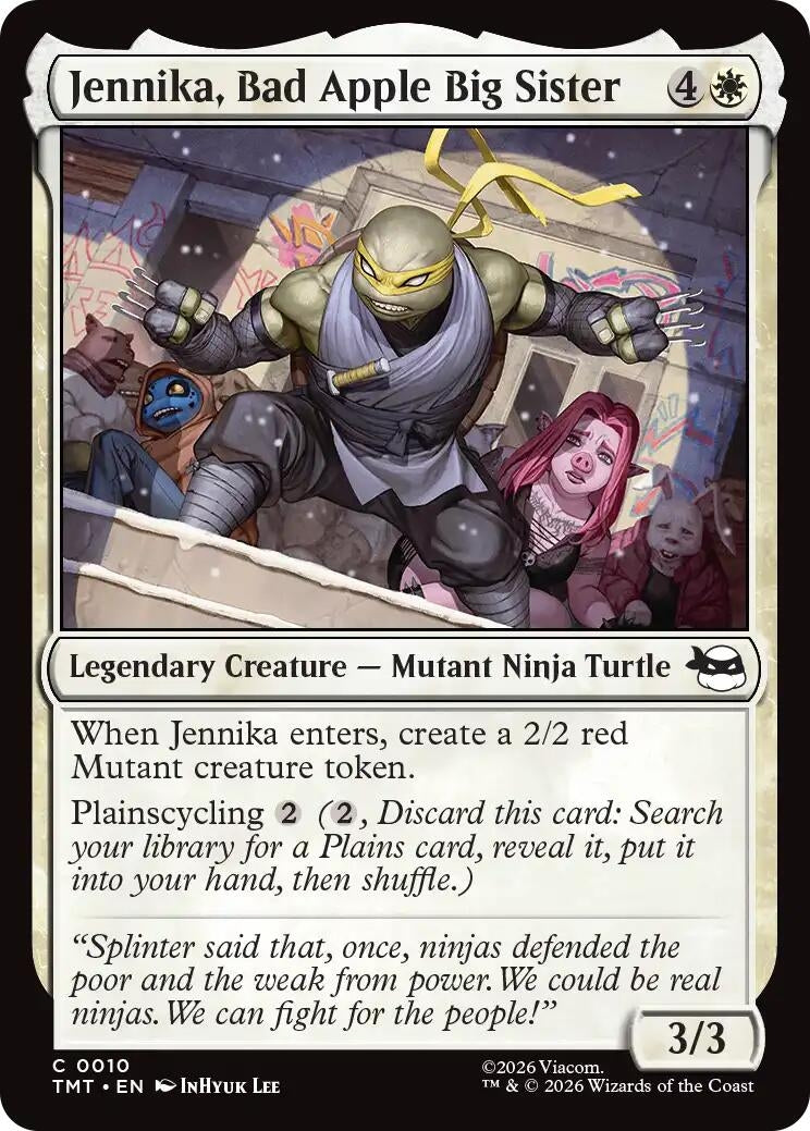 Jennika, Bad Apple Big Sister (10) (Teenage Mutant Ninja Turtles) (Foil)