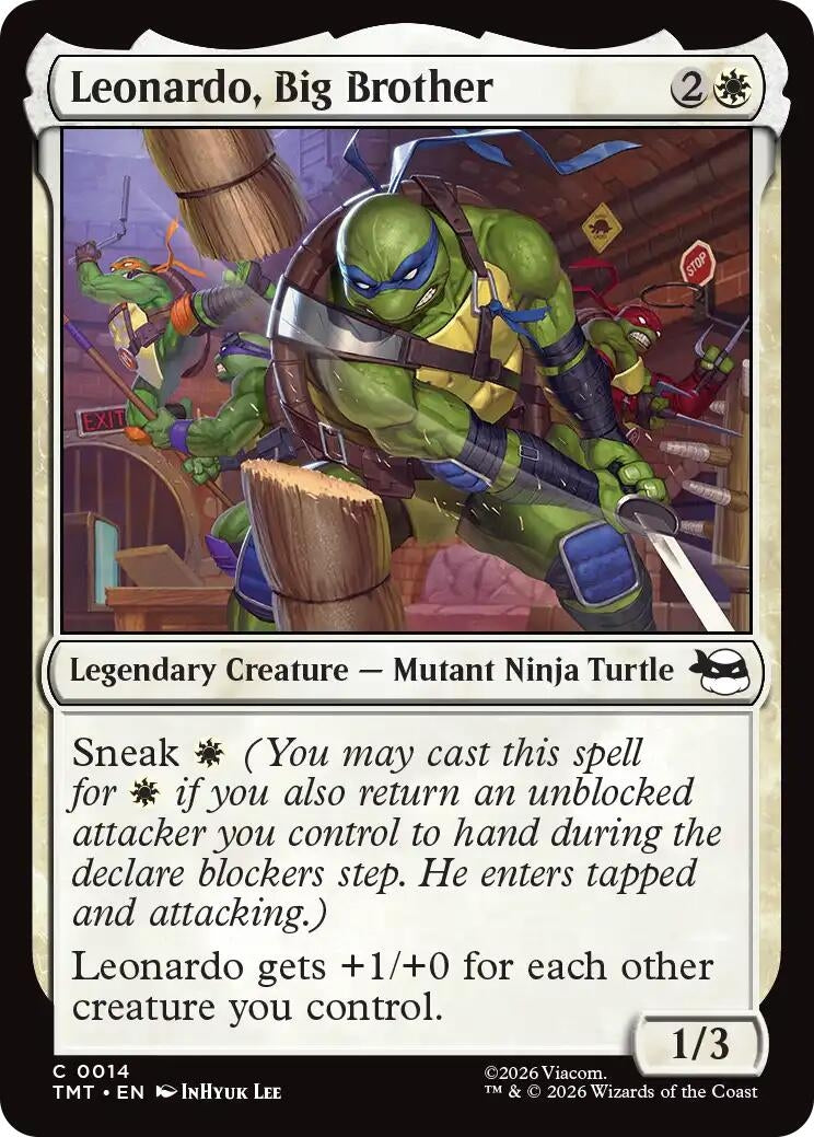 Leonardo, Big Brother (14) (Teenage Mutant Ninja Turtles) (Foil)