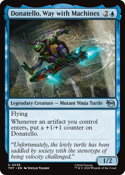 Donatello, Way with Machines (38) (Teenage Mutant Ninja Turtles) (Foil)