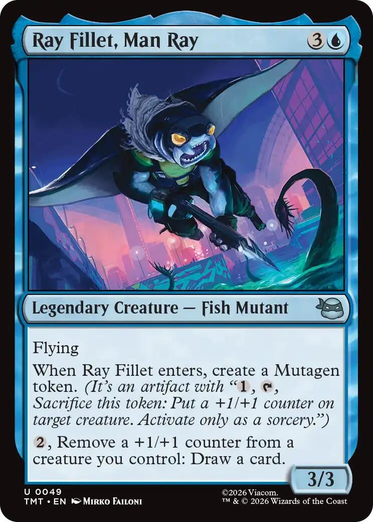 Ray Fillet, Man Ray (49) (Teenage Mutant Ninja Turtles)