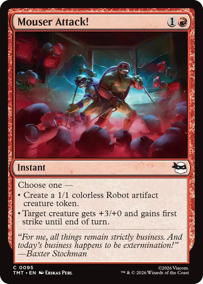 Mouser Attack! (95) (Teenage Mutant Ninja Turtles) (Foil)