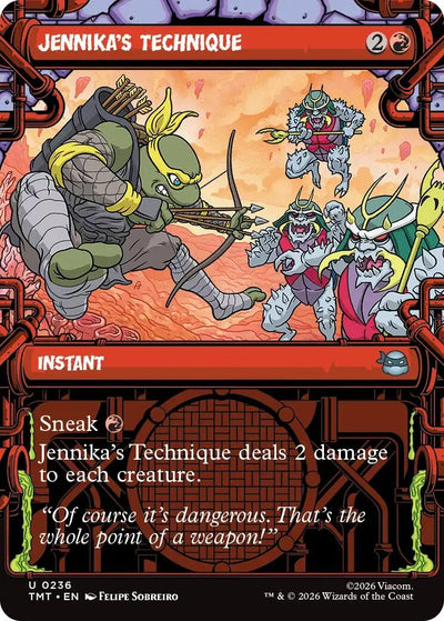 Jennika's Technique (Showcase) (236) (Teenage Mutant Ninja Turtles) (Foil)