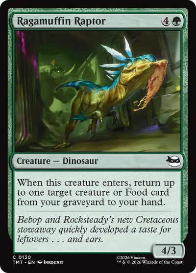 Ragamuffin Raptor (130) (Teenage Mutant Ninja Turtles) (Foil)