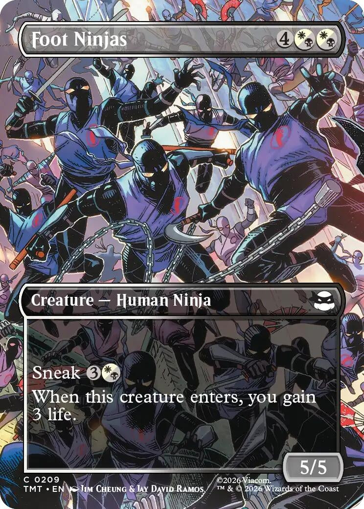 Foot Ninjas (Borderless) (209) (Teenage Mutant Ninja Turtles)
