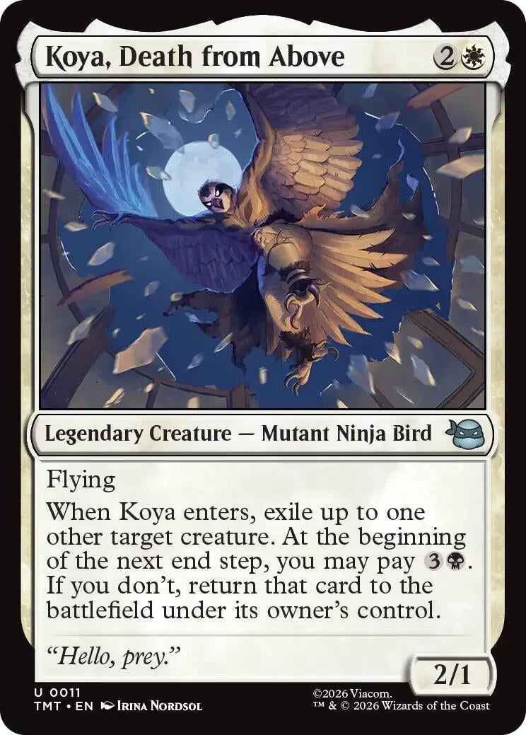 Koya, Death from Above (11) (Teenage Mutant Ninja Turtles) (Foil)
