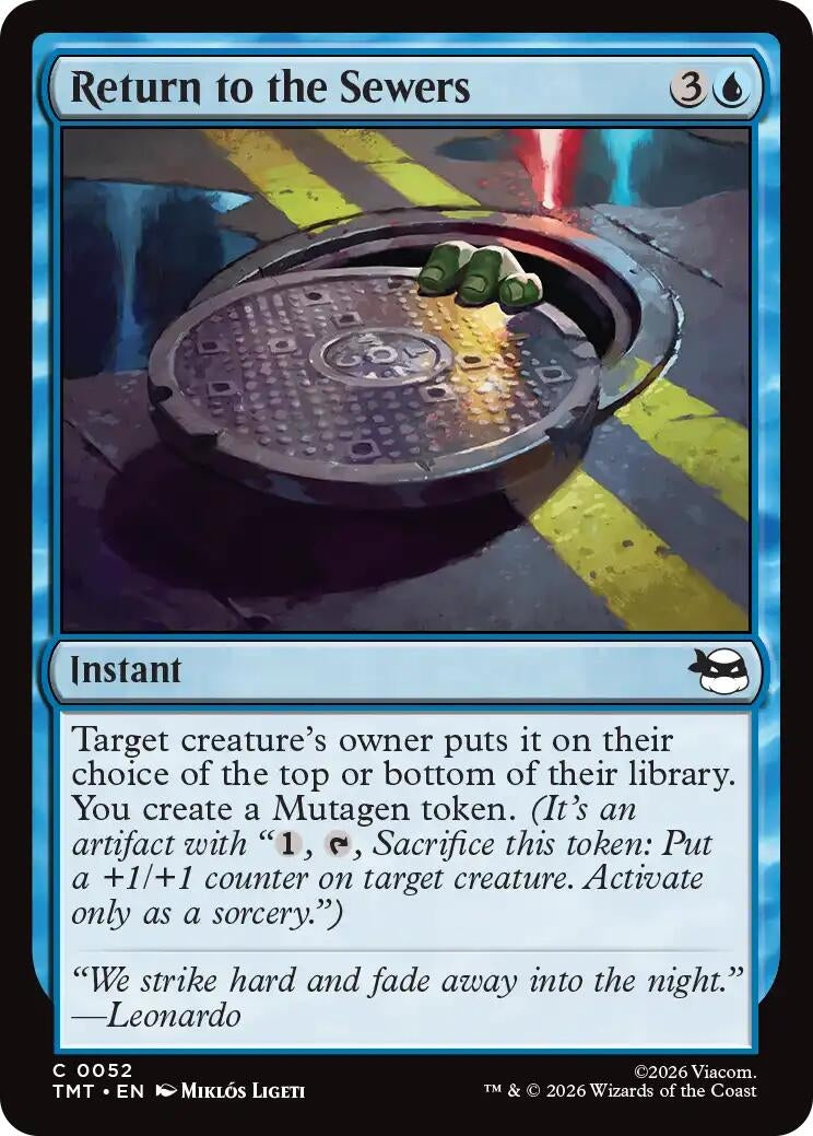 Return to the Sewers (52) (Teenage Mutant Ninja Turtles) (Foil)