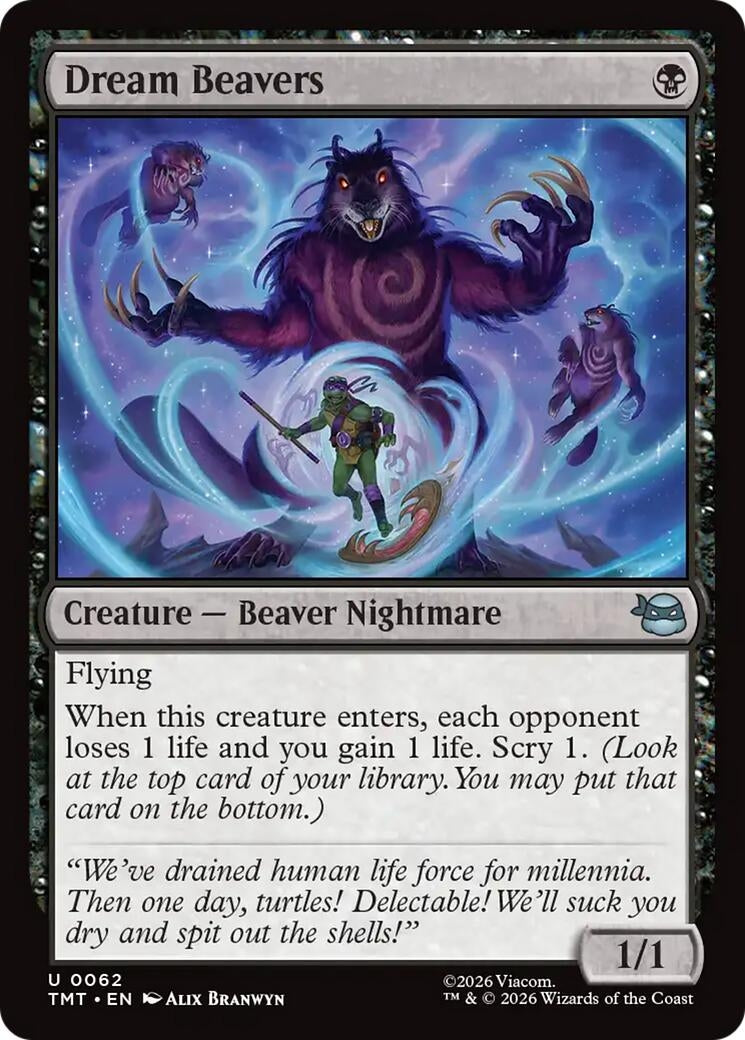 Dream Beavers (62) (Teenage Mutant Ninja Turtles) (Foil)