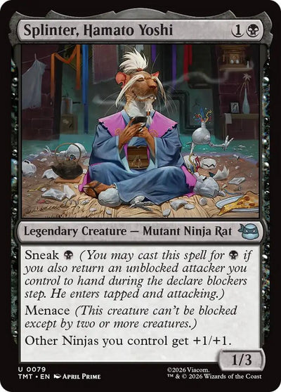 Splinter, Hamato Yoshi (79) (Teenage Mutant Ninja Turtles) (Foil)