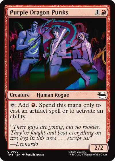 Purple Dragon Punks (100) (Teenage Mutant Ninja Turtles) (Foil)