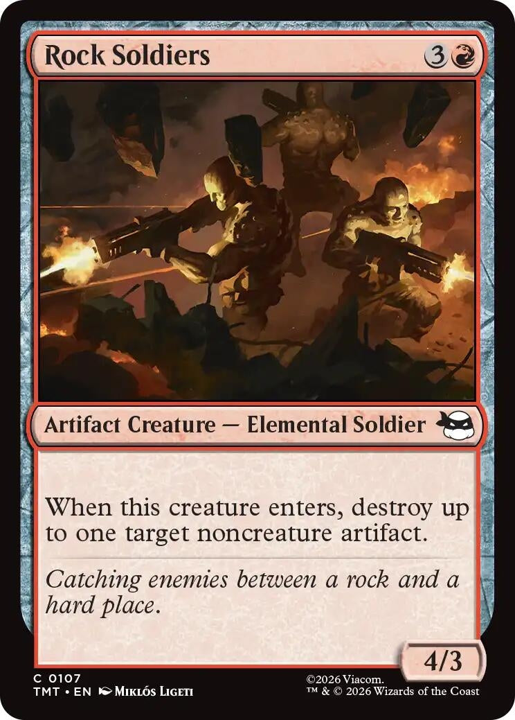 Rock Soldiers (107) (Teenage Mutant Ninja Turtles) (Foil)