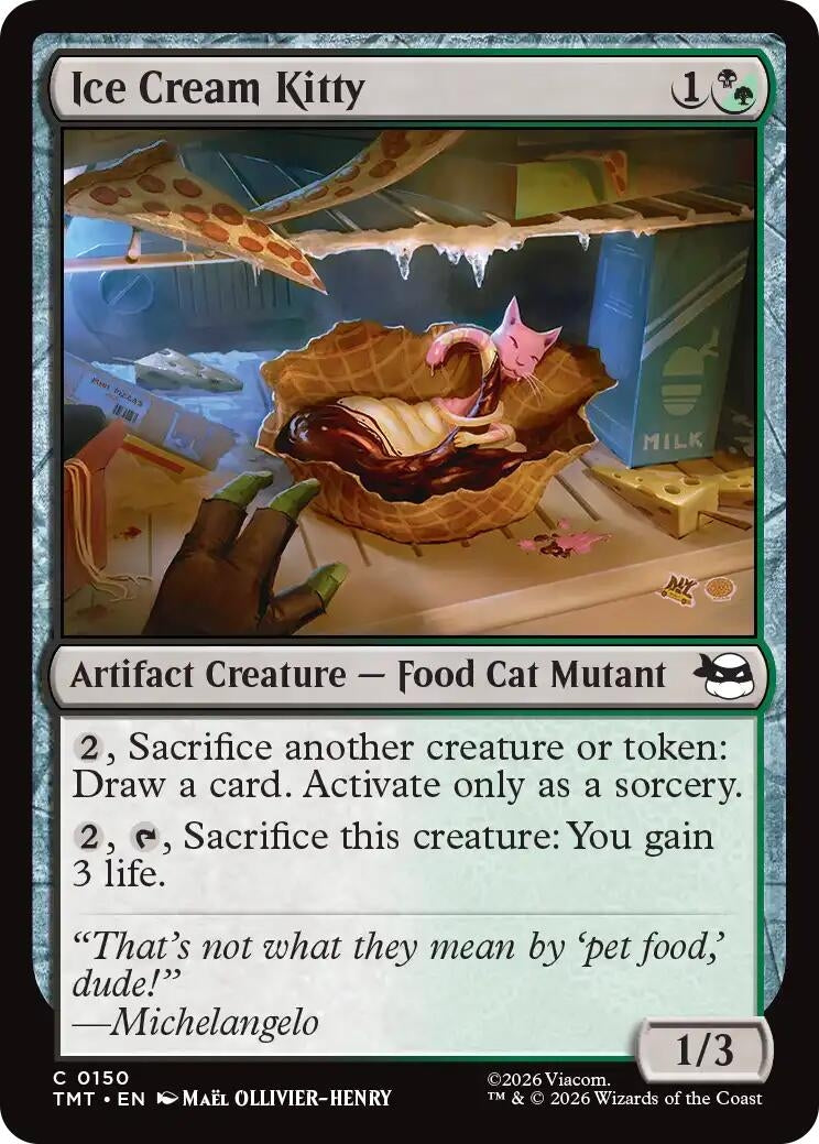 Ice Cream Kitty (150) (Teenage Mutant Ninja Turtles) (Foil)