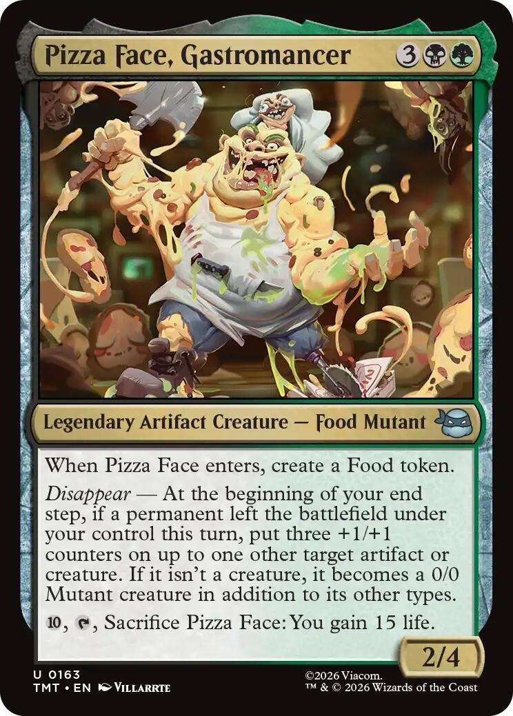 Pizza Face, Gastromancer (163) (Teenage Mutant Ninja Turtles) (Foil)