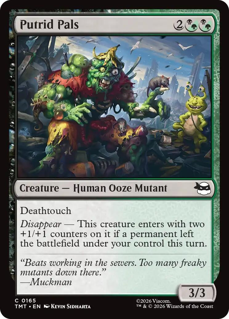 Putrid Pals (165) (Teenage Mutant Ninja Turtles) (Foil)