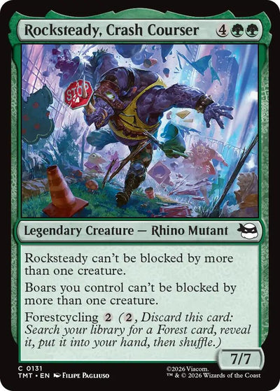 Rocksteady, Crash Courser (131) (Teenage Mutant Ninja Turtles) (Foil)