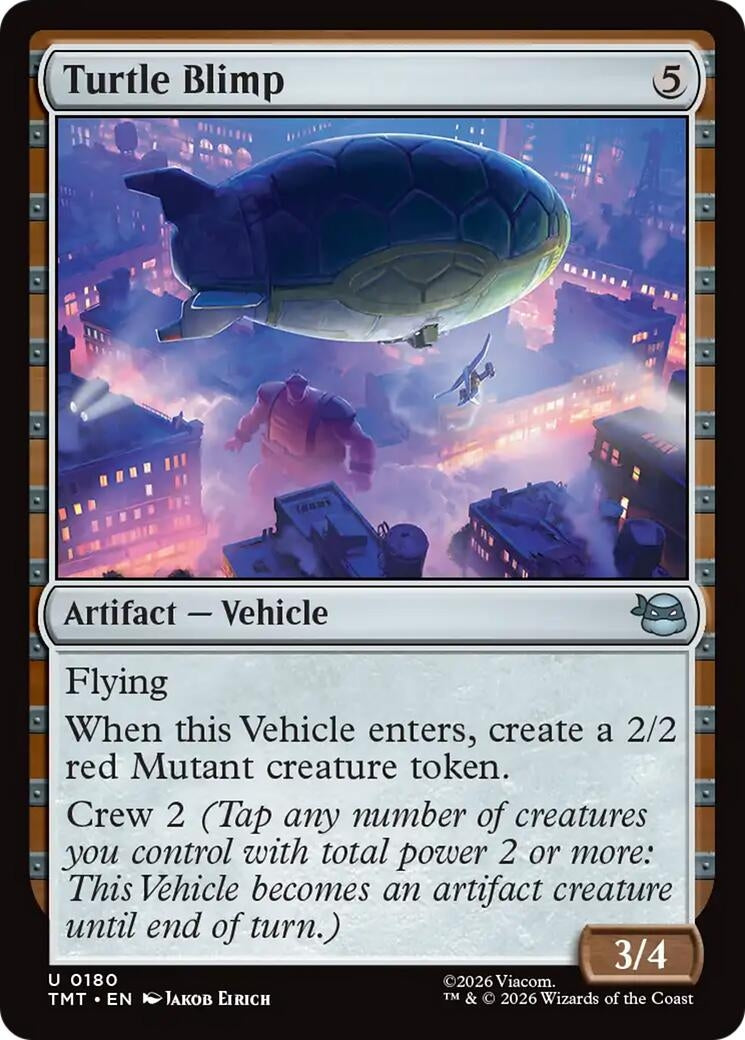 Turtle Blimp (180) (Teenage Mutant Ninja Turtles) (Foil)