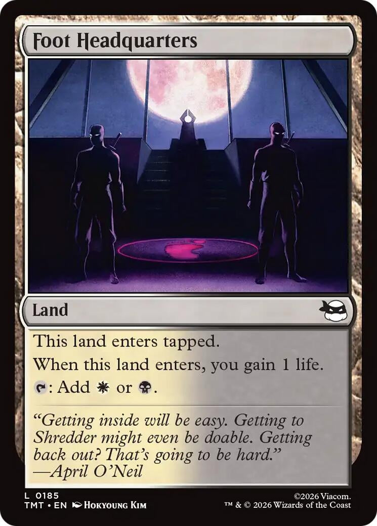 Foot Headquarters (185) (Teenage Mutant Ninja Turtles) (Foil)