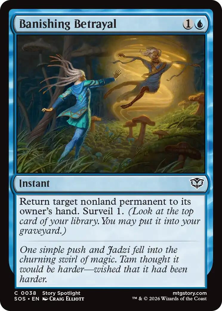 Banishing Betrayal (38) (Secrets of Strixhaven) (Foil)