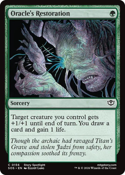 Oracle's Restoration (156) (Secrets of Strixhaven) (Foil)