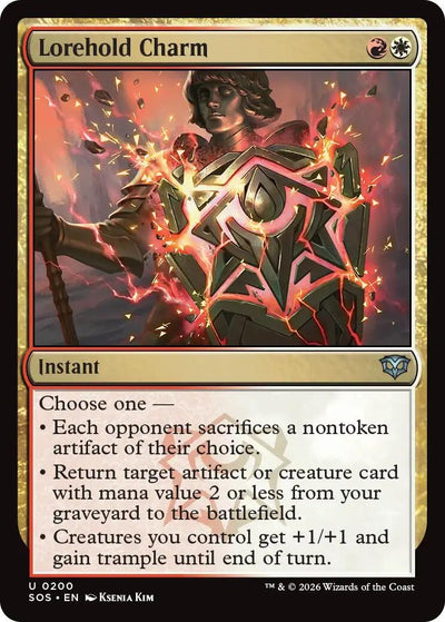 Lorehold Charm (200) (Secrets of Strixhaven) (Foil)