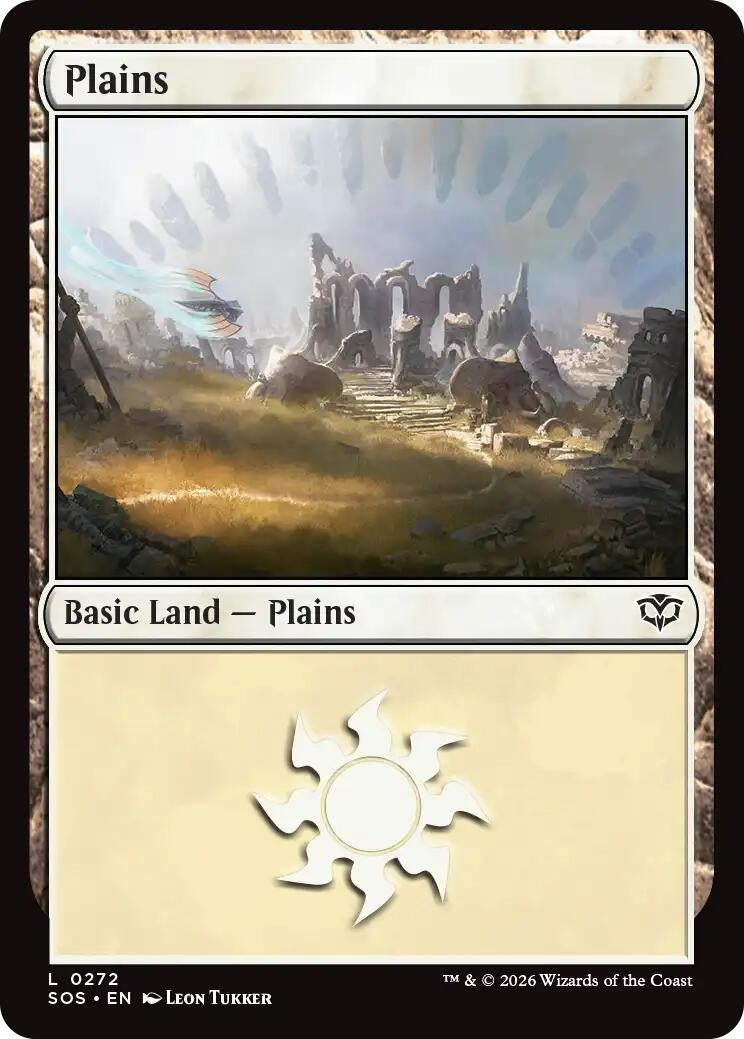 Plains (0272) (272) (Secrets of Strixhaven) (Foil)