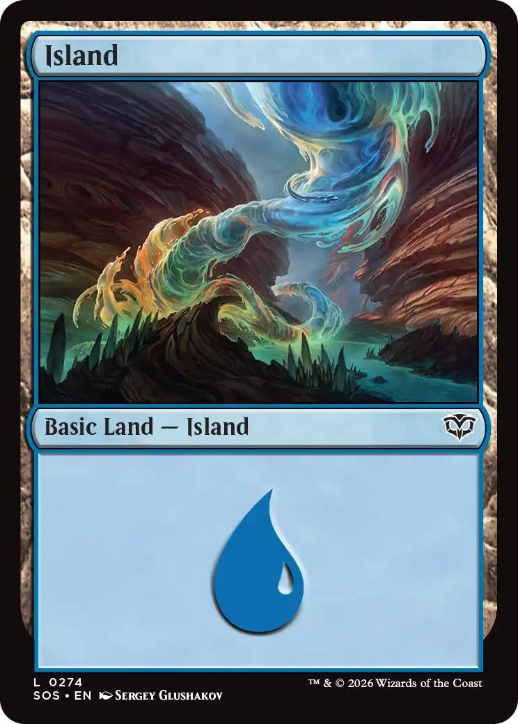 Island (0274) (274) (Secrets of Strixhaven) (Foil)