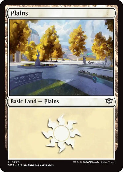 Plains (0273) (273) (Secrets of Strixhaven) (Foil)