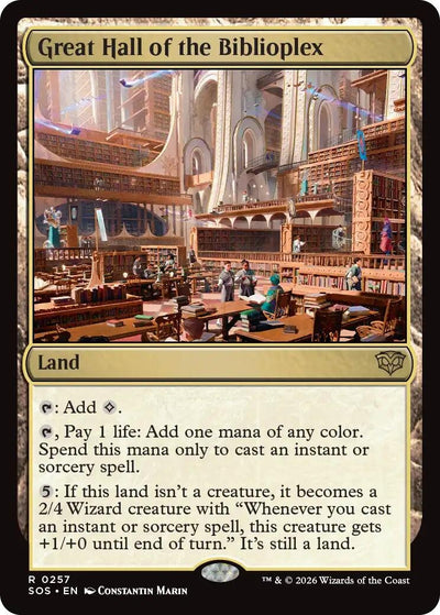 Great Hall of the Biblioplex (257) (Secrets of Strixhaven)