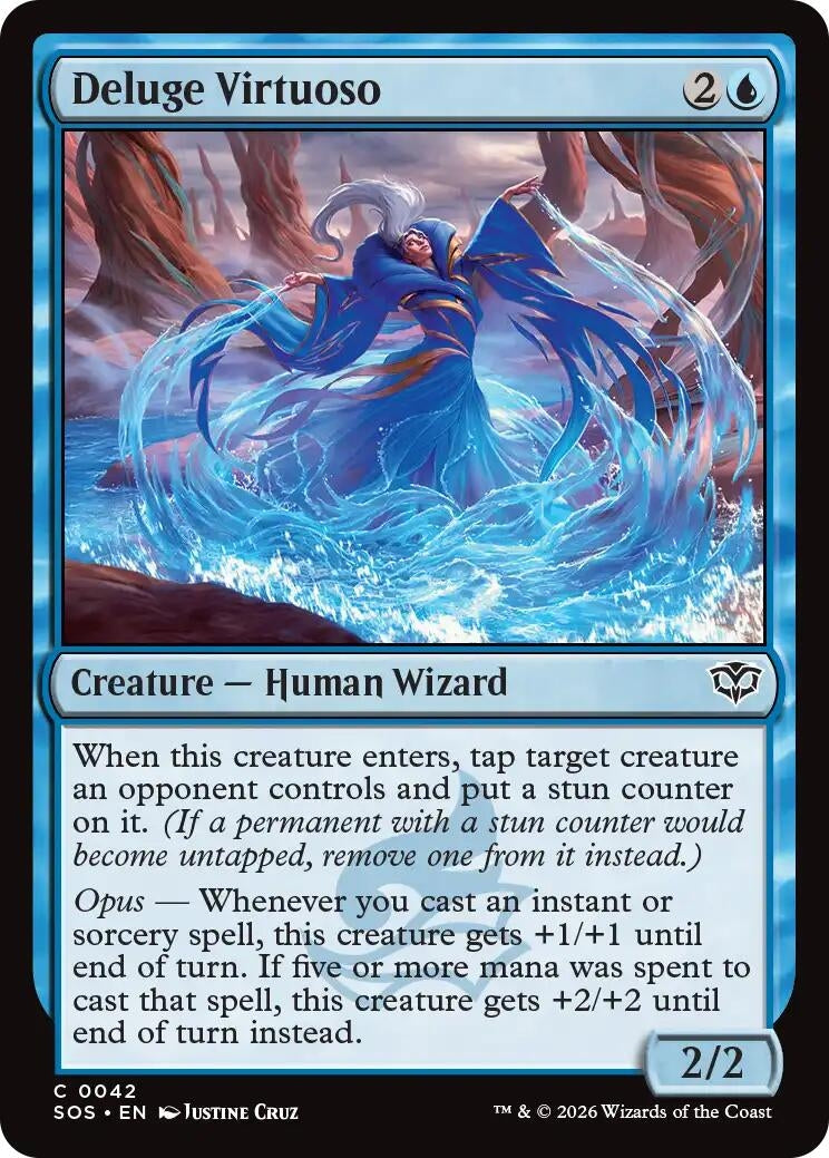 Deluge Virtuoso (42) (Secrets of Strixhaven) (Foil)