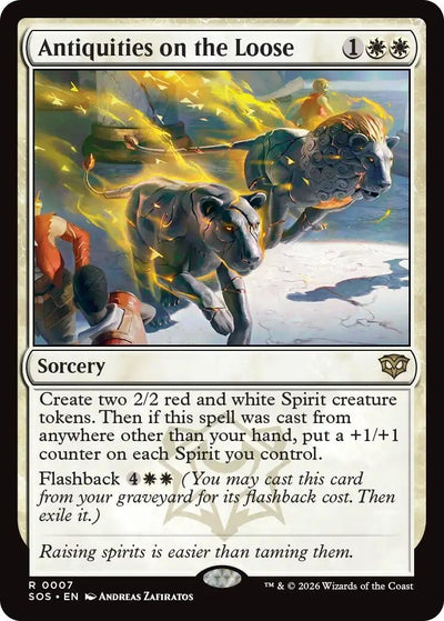 Antiquities on the Loose (7) (Secrets of Strixhaven) (Foil)