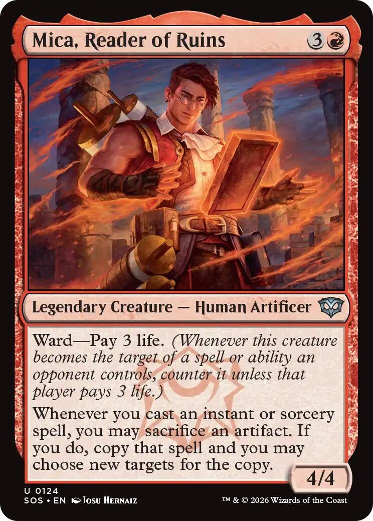 Mica, Reader of Ruins (124) (Secrets of Strixhaven)