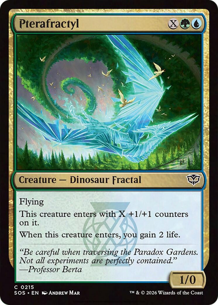Pterafractyl (215) (Secrets of Strixhaven) (Foil)
