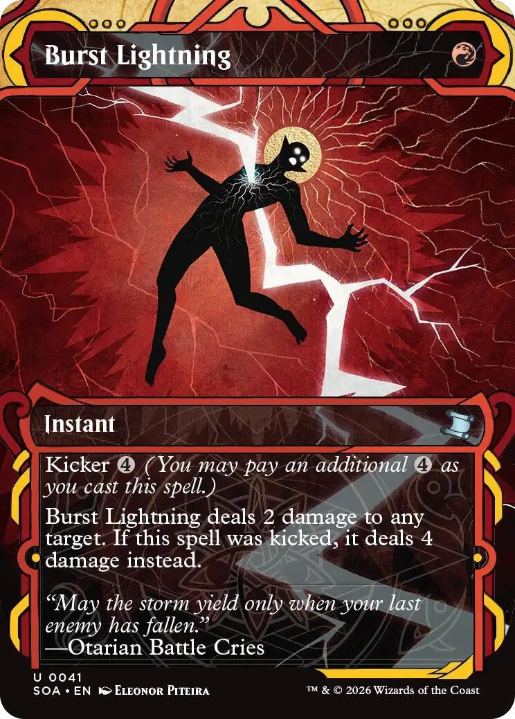 Burst Lightning (41) (Secrets of Strixhaven: Mystical Archive)