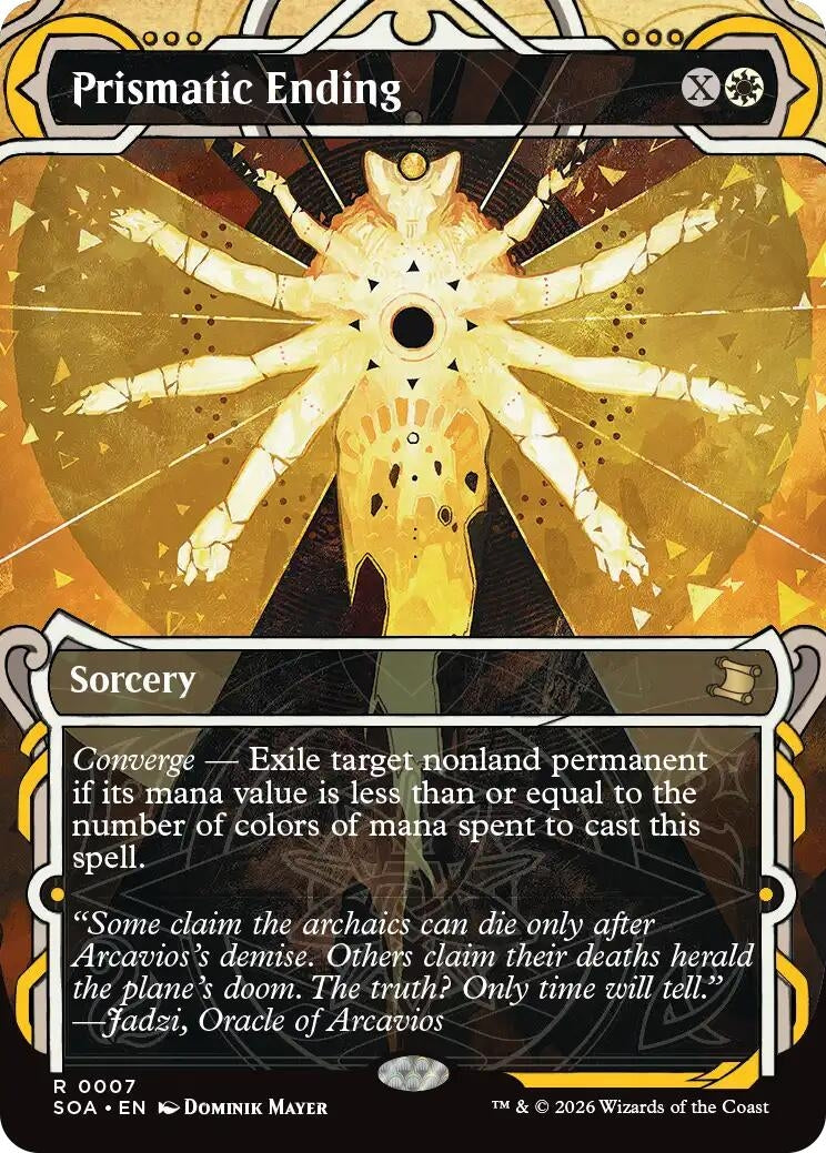 Prismatic Ending (7) (Secrets of Strixhaven: Mystical Archive) (Foil)