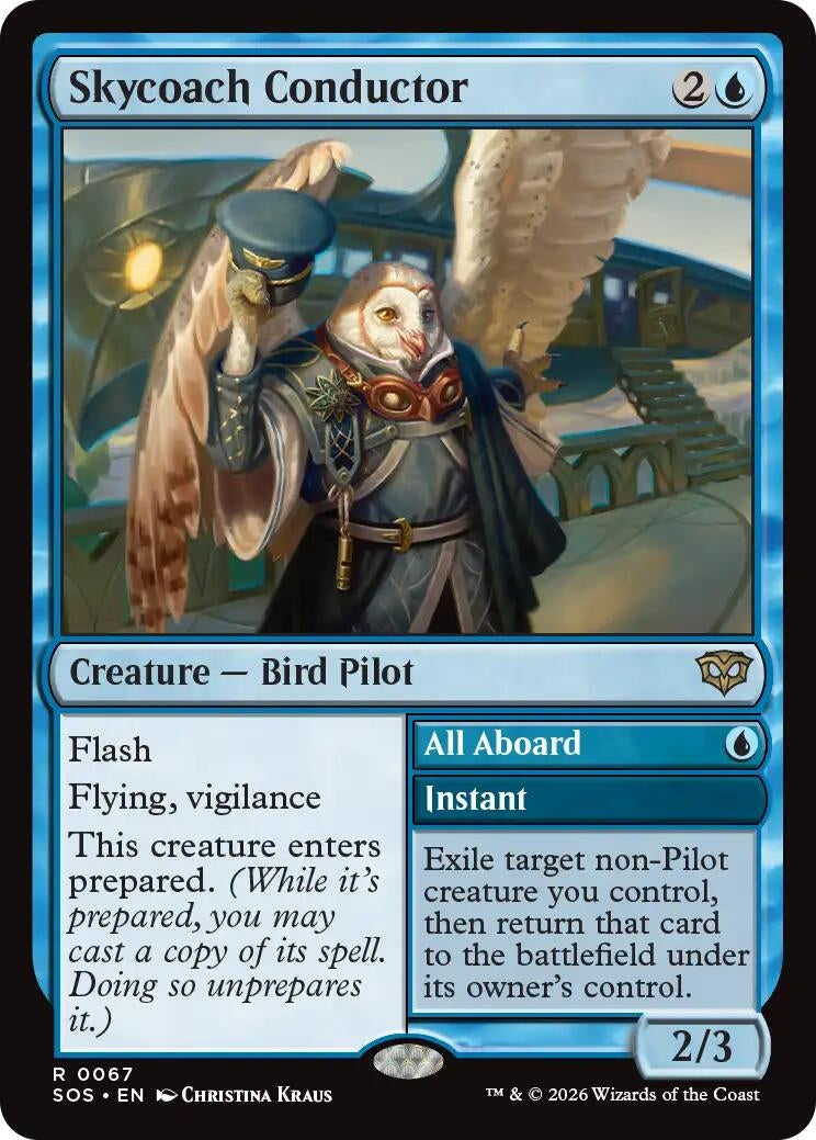 Skycoach Conductor (67) (Secrets of Strixhaven)