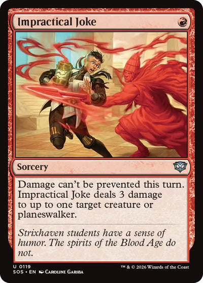 Impractical Joke (119) (Secrets of Strixhaven) (Foil)