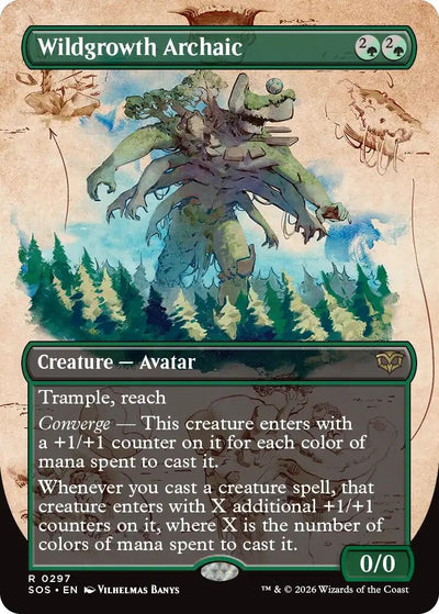 Wildgrowth Archaic (Borderless) (297) (Secrets of Strixhaven) (Foil)